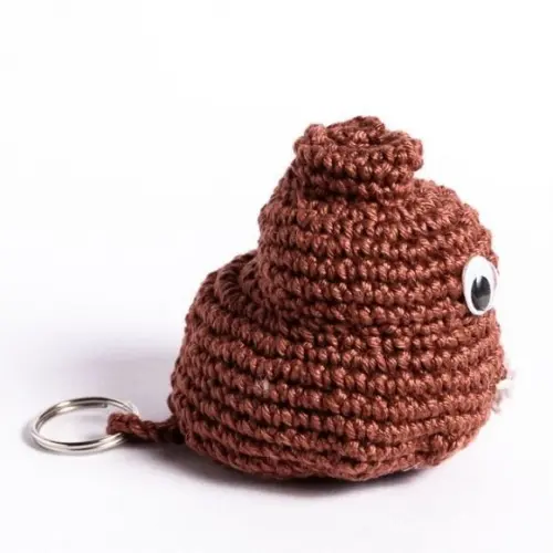 Chaveiro Emoji Grande em Amigurumi