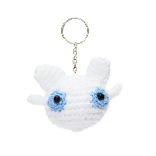 Chaveiro Fúria do Dia em Amigurumi