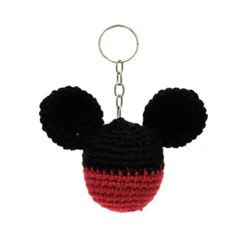 Chaveiro Mickey Amigurumi