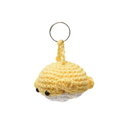 Chaveiro Mini Baleia em Amigurumi