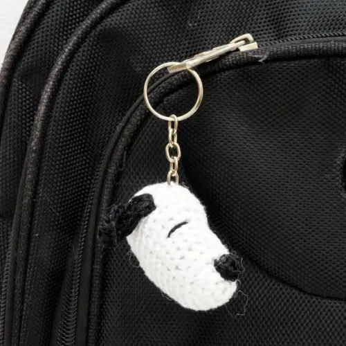 Chaveiro Snoope em Amigurumi
