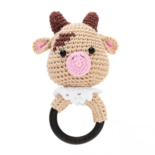 Chocalho Boizinho em Amigurumi