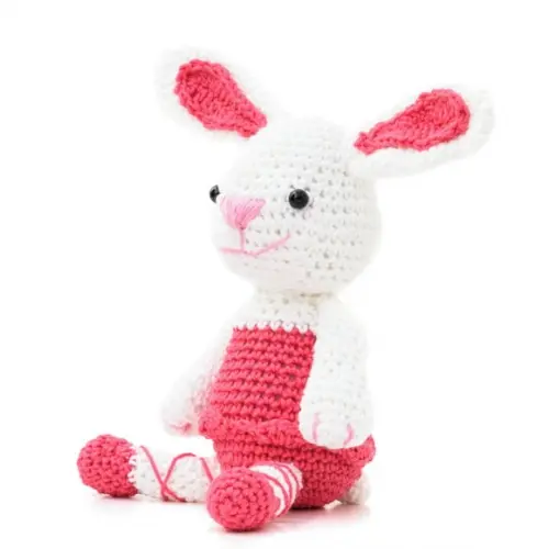 Coelha Bailarina em Amigurumi