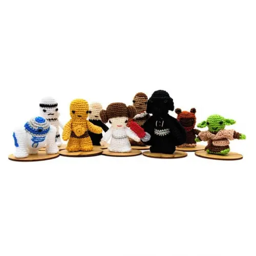 Coleção Bonecos Star Wars em Amigurumi