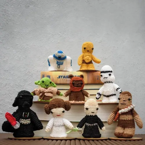 Coleção Bonecos Star Wars em Amigurumi