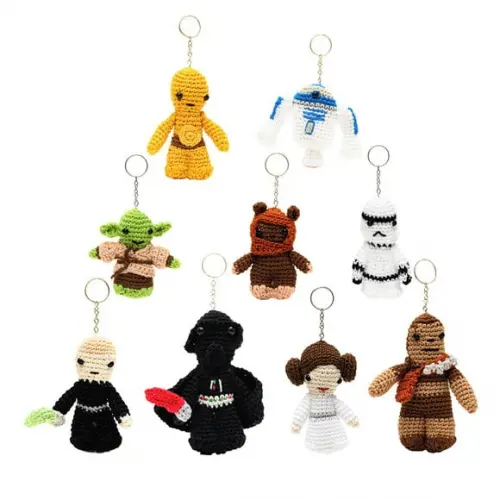 Coleção Chaveiros Star Wars em Amigurumi