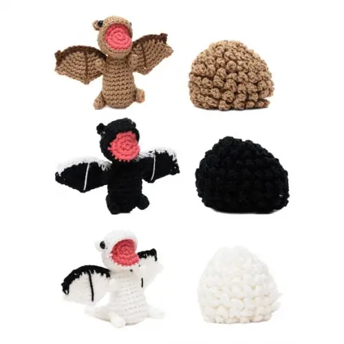 Coleção Ovo com Filhote de Dinossauro e Dragão em Amigurumi