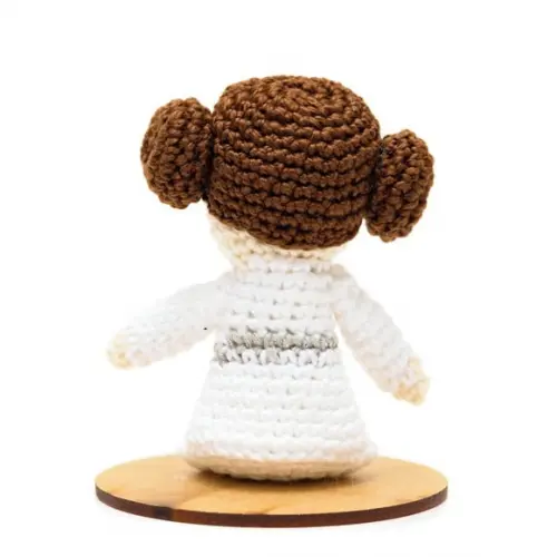 Coleção Star Wars - Princesa Leia em Amigurumi