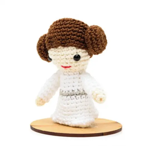 Coleção Star Wars - Princesa Leia em Amigurumi