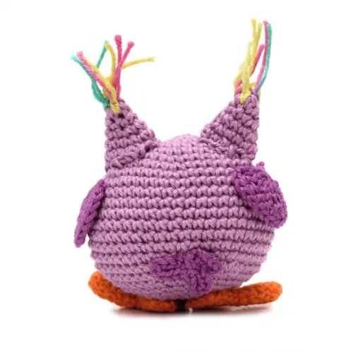 Coruja Bola em Amigurumi