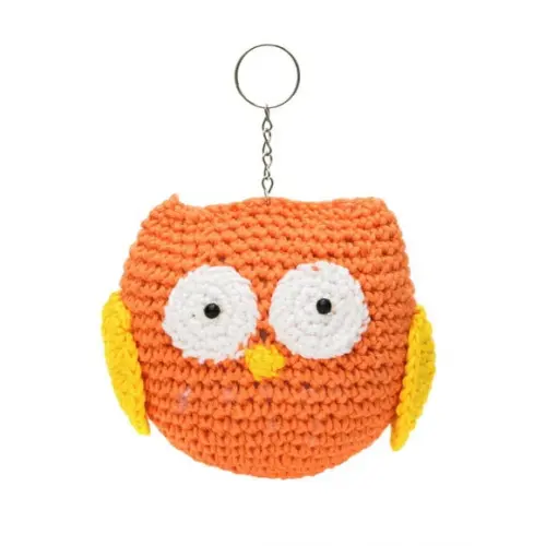 Coruja Laranja em Amigurumi