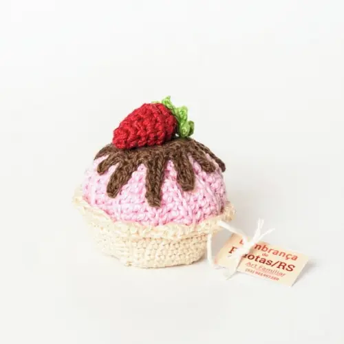 Cupcake em Amigurumi
