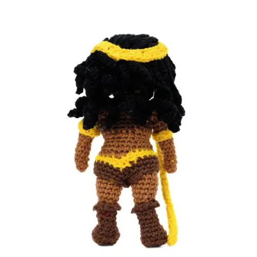 Diana da Caverna do Dragão em Amigurumi