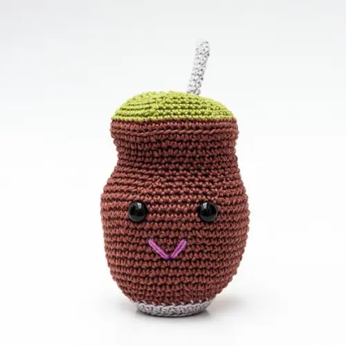Cuia Grande em Amigurumi