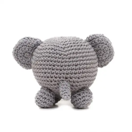 Elefante Bola em Amigurumi
