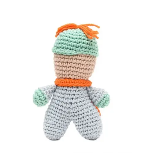 Fofolete Menino em Amigurumi