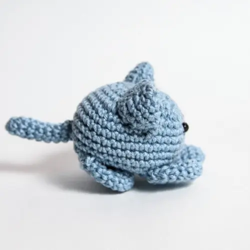 Gato Cubo em Amigurumi