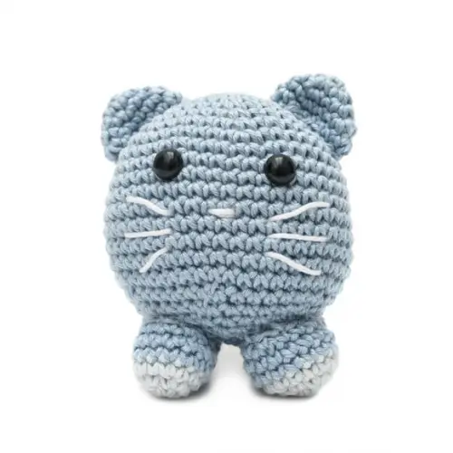 Gato Bola em Amigurumi