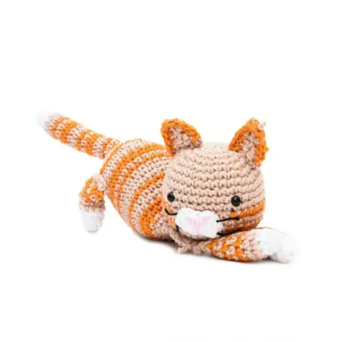 Gatinho Tigrado em Amigurumi