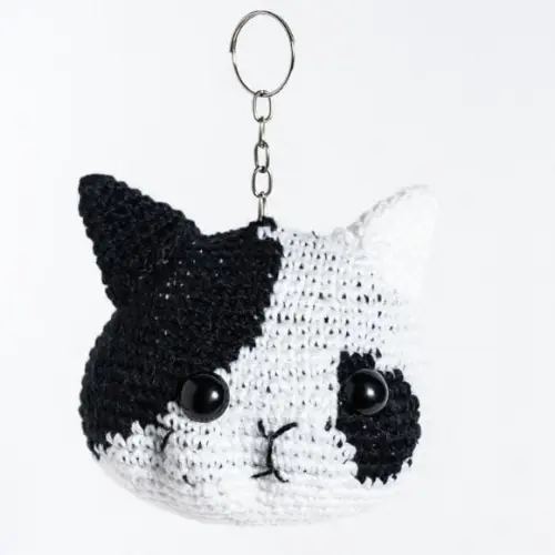 Gato Malhado em Amigurumi