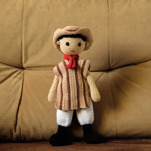 Gaúcho em Amigurumi