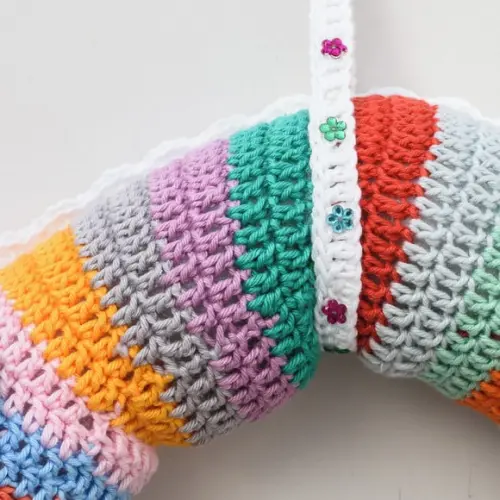 Guirlanda de Flores em Amigurumi