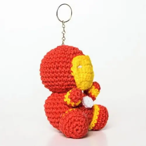 Homem de Ferro em Amigurumi
