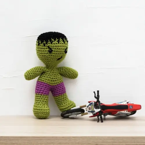 Hulk em Amigurumi