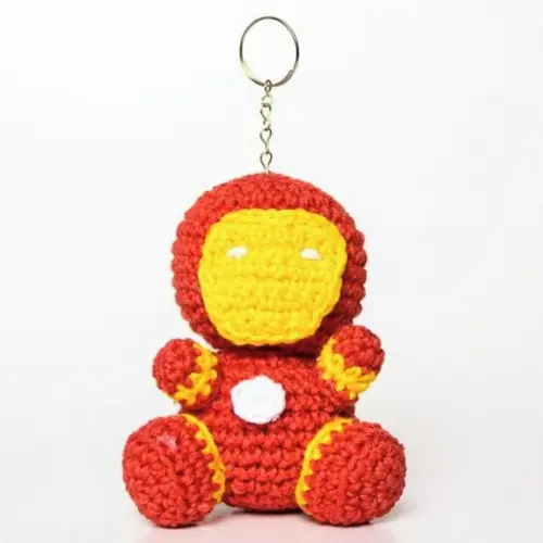 Homem de Ferro em Amigurumi