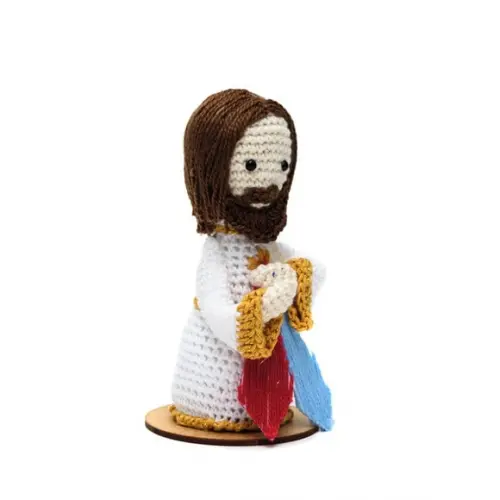 Jesus Misericordioso em Amigurumi