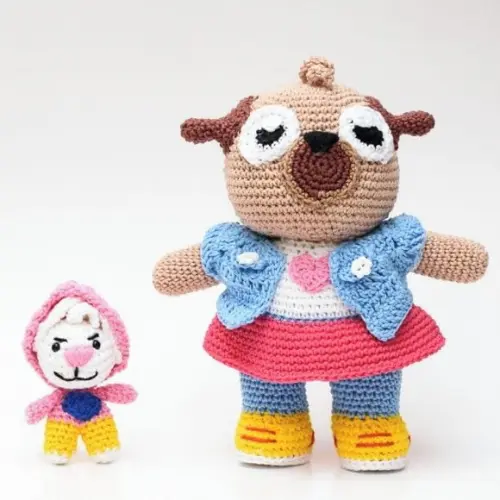 Kit Chip e Potato em Amigurumi