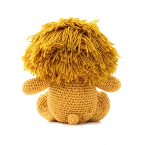 Leão Valente dos Ursinho Carinhoso em Amigurumi