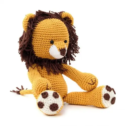 Léo, o Leão em Amigurumi
