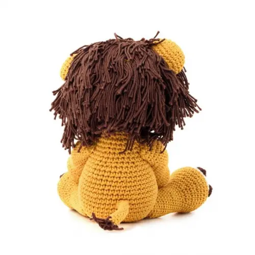 Léo, o Leão em Amigurumi