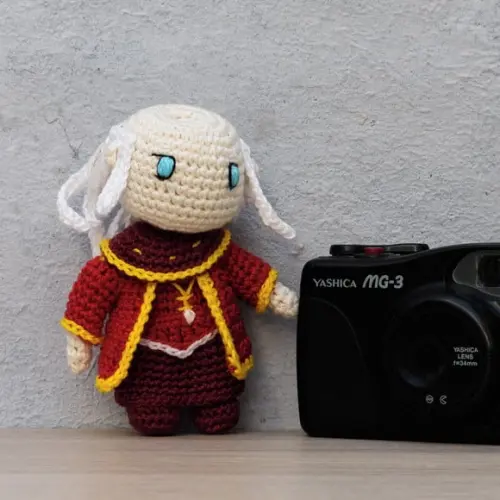 Mestre dos Magos da Caverna do Dragão em Amigurumi