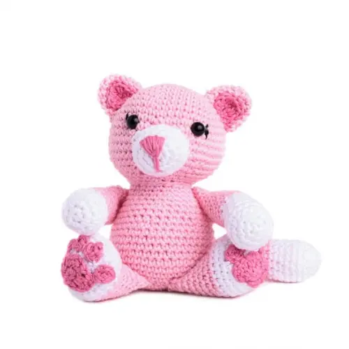 Mini Gatinha Miau em Amigurumi