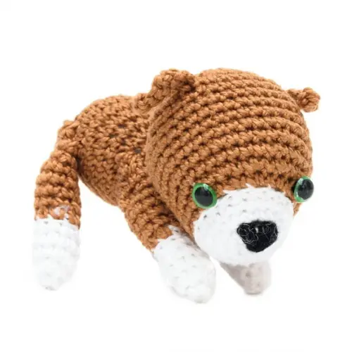 Mini Cachorro em Amigurumi