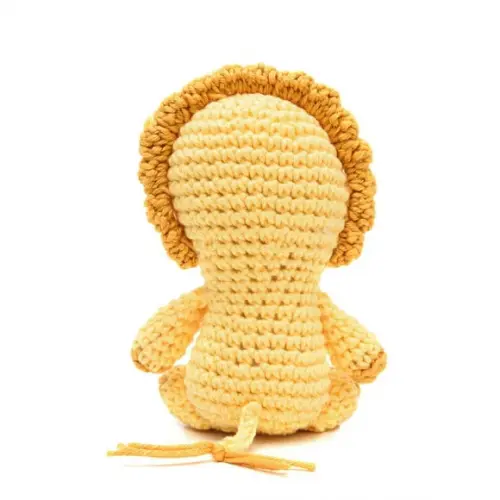 Mini Leão em Amigurumi