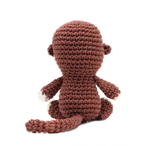 Mini Macaco em Amigurumi