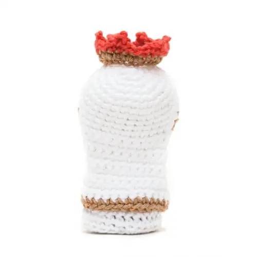 Mini Nossa Senhora de Fátima em Amigurumi