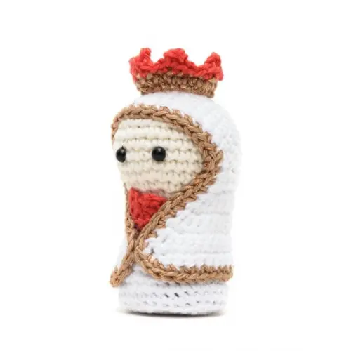 Mini Nossa Senhora de Fátima em Amigurumi