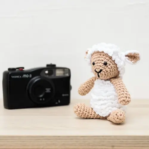 Mini Ovelha em Amigurumi