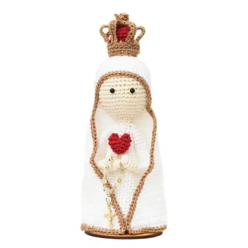 Nossa Senhora de Fátima Grande em Amigurumi
