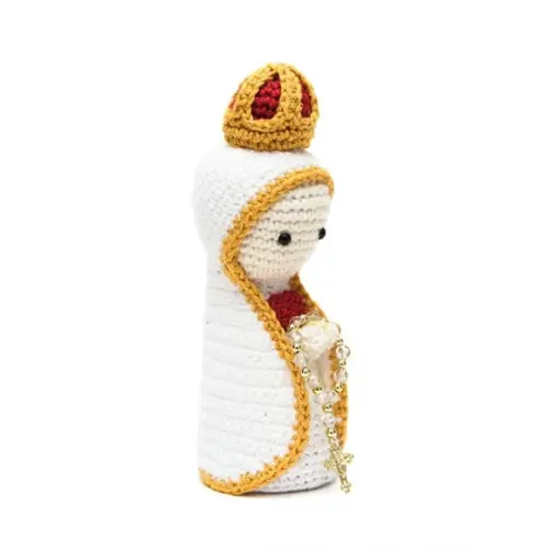 Nossa Senhora de Fátima em Amigurumi