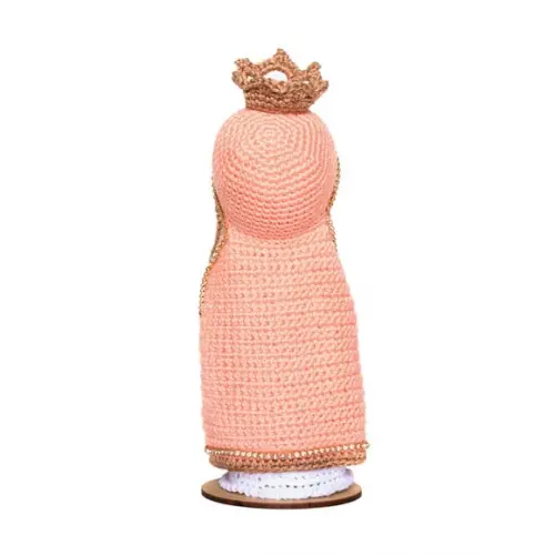 Nossa Senhora Salmão em Amigurumi