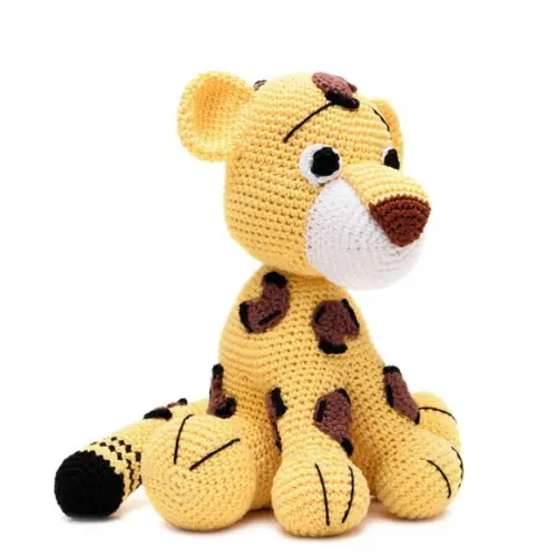 Oncinha Pintada em Amigurumi