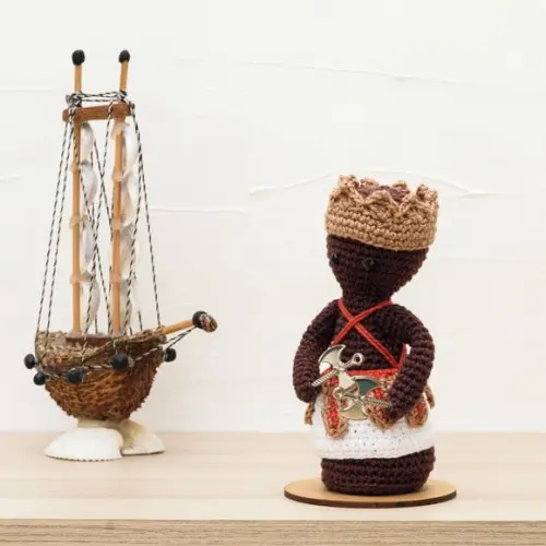 Orixá Xangô em Amigurumi