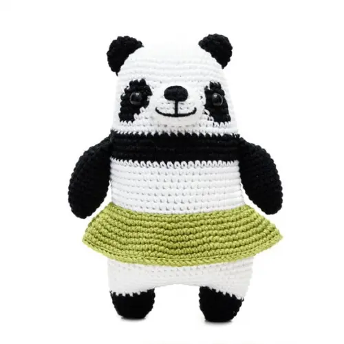 Panda de Saia em Amigurimi