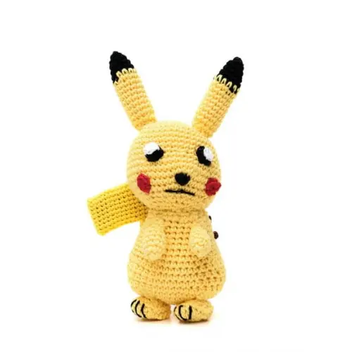 Pikachu Médio em Amigurumi