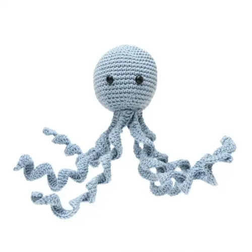 Polvo Azul para Newborn em Amigurumi